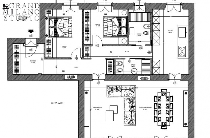 DYK020. Ampio appartamento di prestigio ristrutturato a nuovo in zona Bocconi