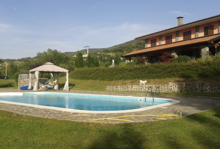 DOK852. Villa con piscina riscaldata di acqua salata