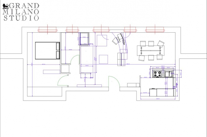 DYK017. Panoramico bilocale di 80mq in palazzina recente