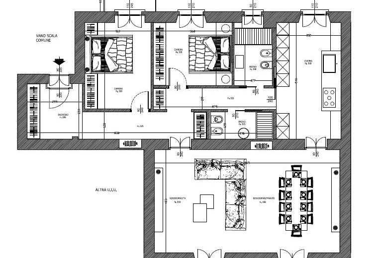 DYK020. Ampio appartamento di prestigio ristrutturato a nuovo in zona Bocconi