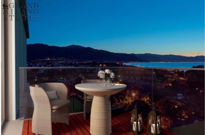 DOK863. Апартаменты в новом комплексе с панорамным видом в Лигурии