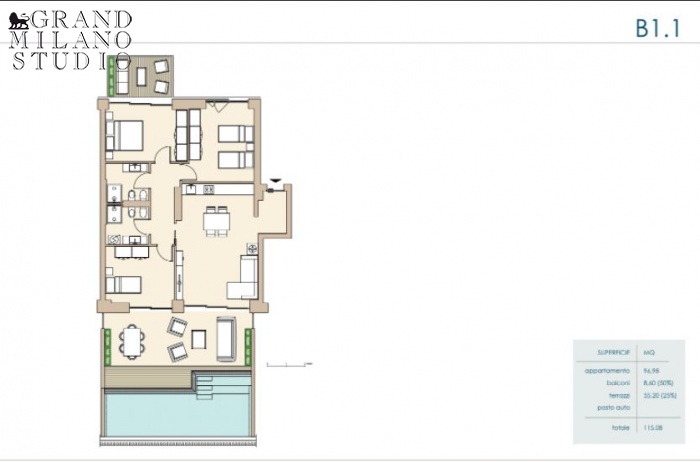 DOK863. Апартаменты в новом комплексе с панорамным видом в Лигурии
