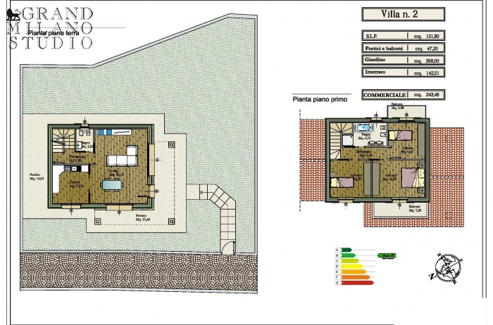 DEM22 Villa independente con ampi porticati e giardino a Paratico, Lago d'Iseo